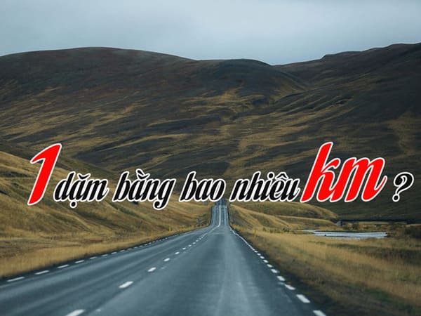 1 dặm bằng bao nhiêu km