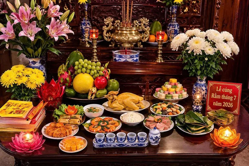 Lễ cúng nên chú trọng sự sạch sẽ, an toàn và thành tâm thay vì bày biện quá nhiều lễ vật hoặc vàng mã.