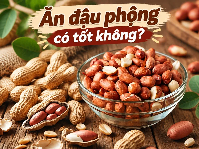 Đậu phộng cung cấp protein, chất béo tốt và nhiều dưỡng chất hỗ trợ sức khỏe tổng thể.