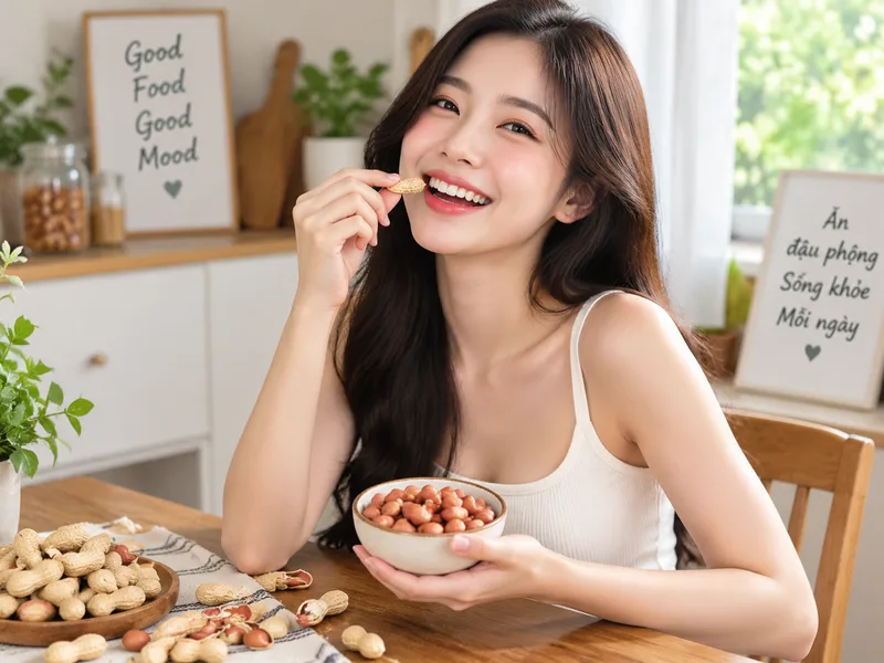 Đậu phộng tạo cảm giác no lâu nhờ sự kết hợp giữa protein, chất xơ và chất béo lành mạnh.